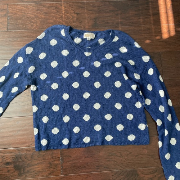 Beach Riot Blue Polka dot sweater - Picture 4 of 8